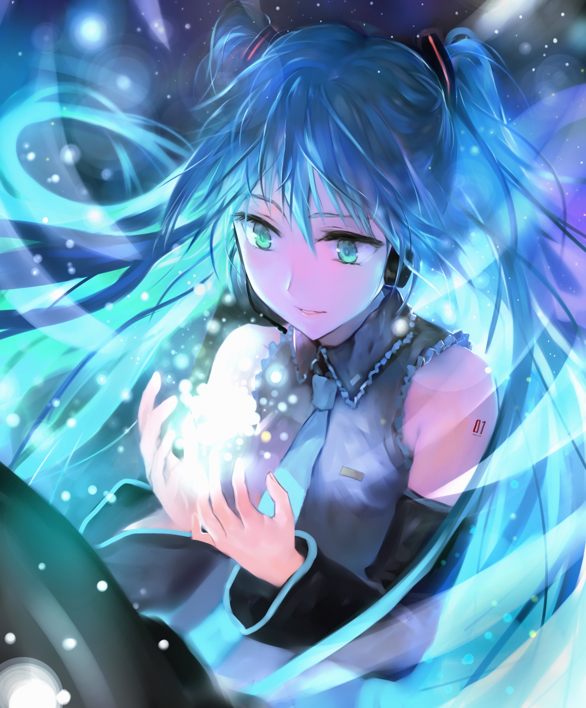 初音未来绝美4K手机壁纸，高清大图2894x3498，免费下载