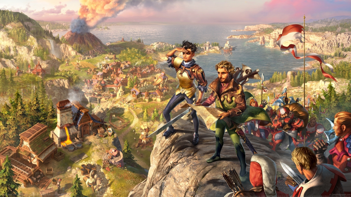 《The Settlers: History Collection》超清4K游戏壁纸，3840x2160分辨率，高清大图免费下载