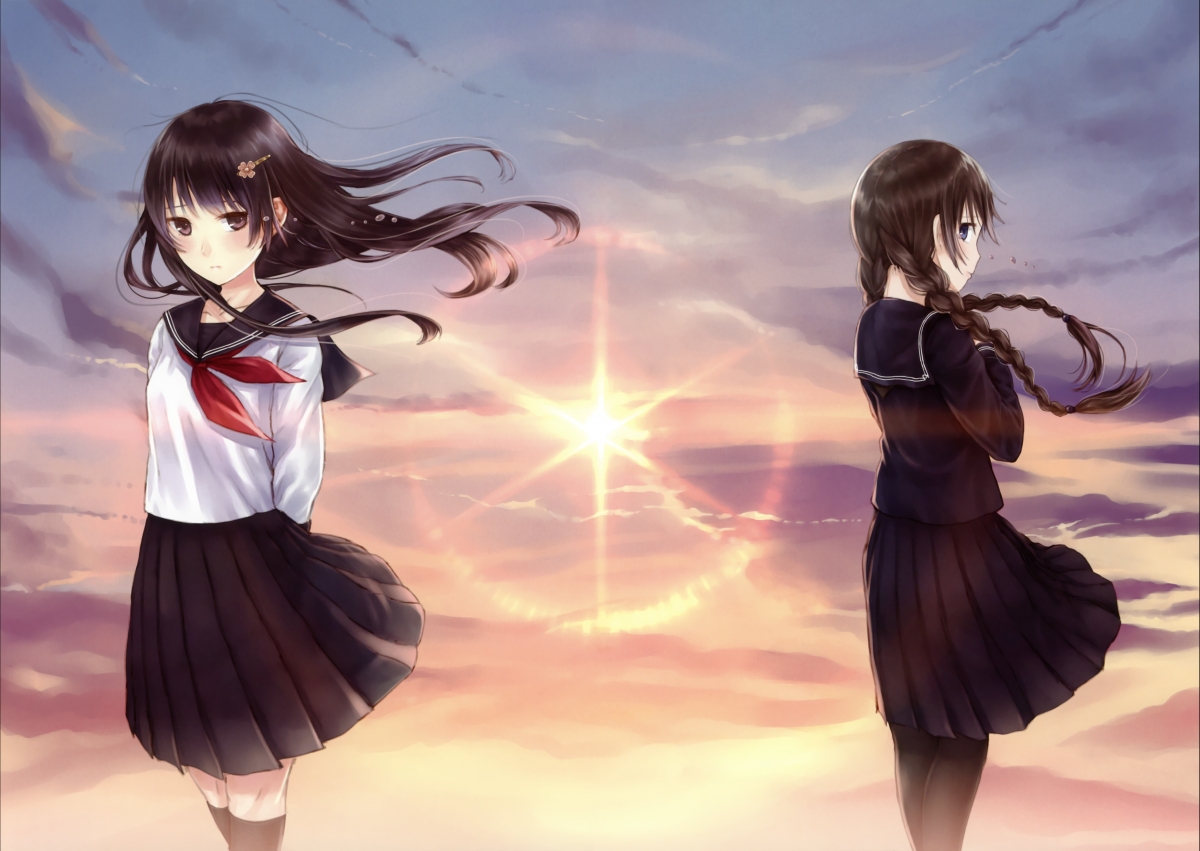 二次元少女精选，超清4K动漫壁纸，4254x3019高清大图，一键下载