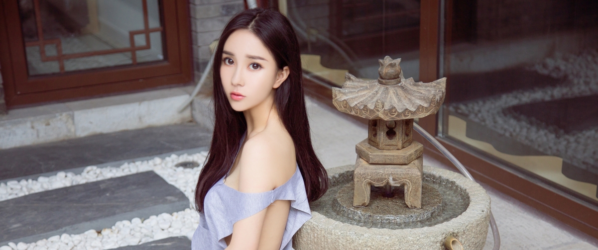 赵佳琪绝美写真，高清4K壁纸，3440x1440分辨率，免费下载欣赏