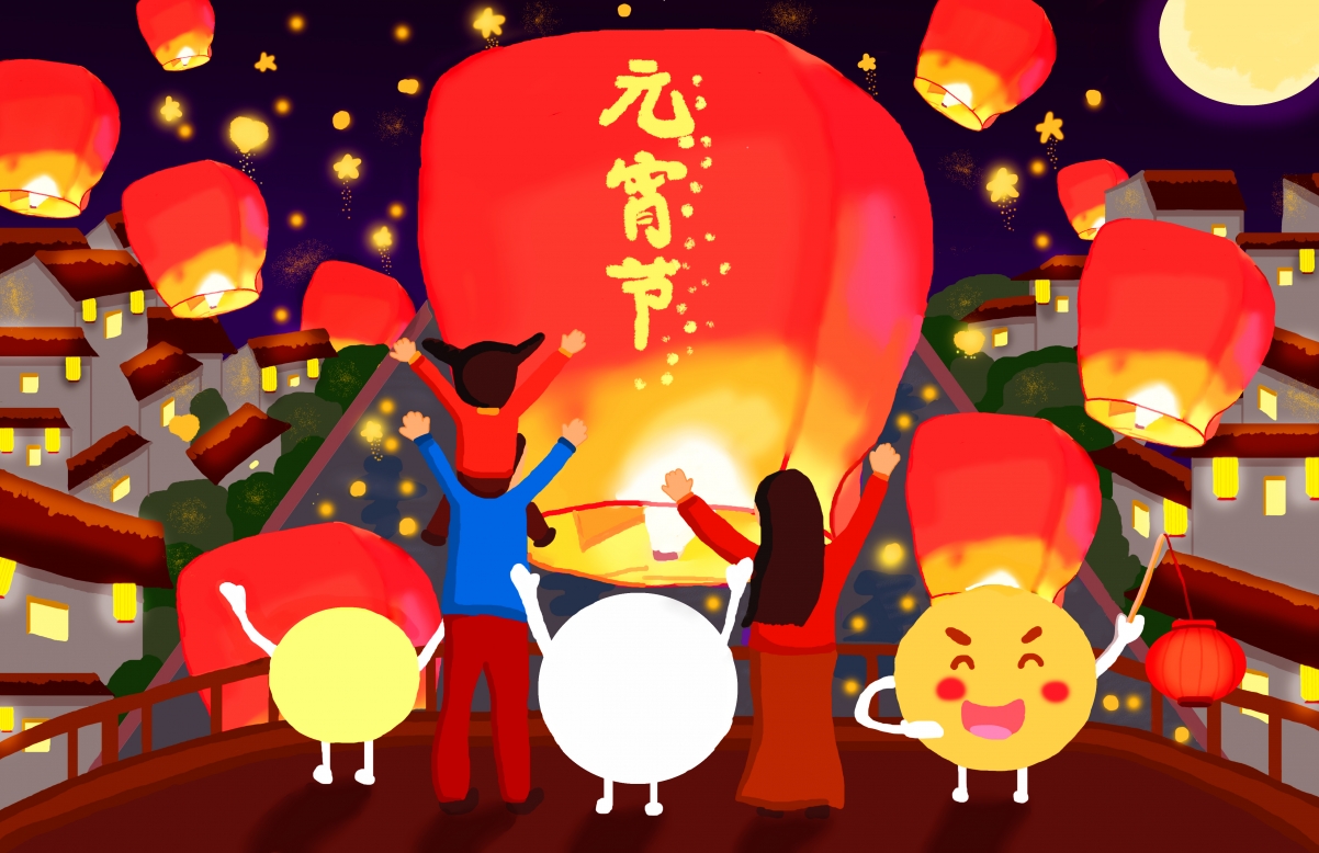元宵节花灯璀璨，4K高清壁纸下载，4500x2912超清分辨率