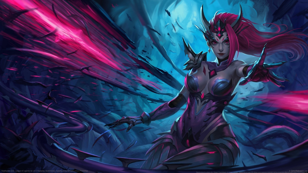 英雄联盟LOL，荆棘之兴婕拉绝美4K壁纸，3840x2160高清游戏图片下载
