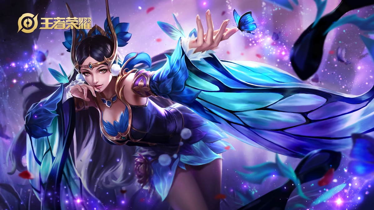 仲夏夜之梦·貂蝉，王者荣耀绝美8K壁纸，超清7680x4320，一键下载！