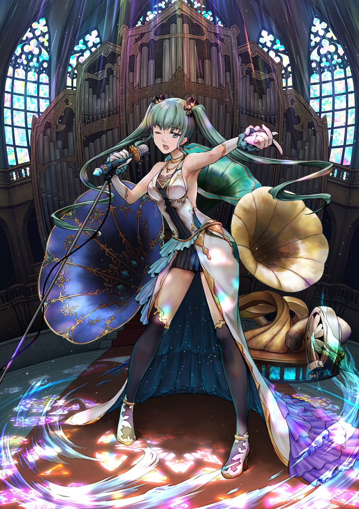 初音未来4K超清手机壁纸，1413x2000高清大图，免费下载