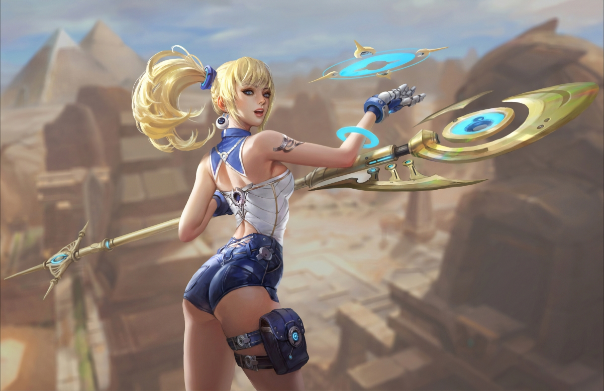 武侠动漫女神4K超清壁纸，绝美画质，3840x2490高清下载