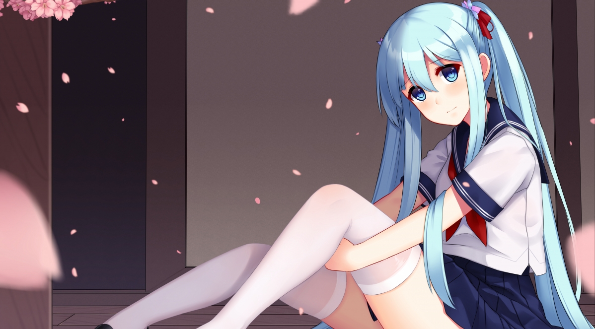 军舰风少女动漫壁纸，超清4K大图，5846x3236分辨率，一键下载！