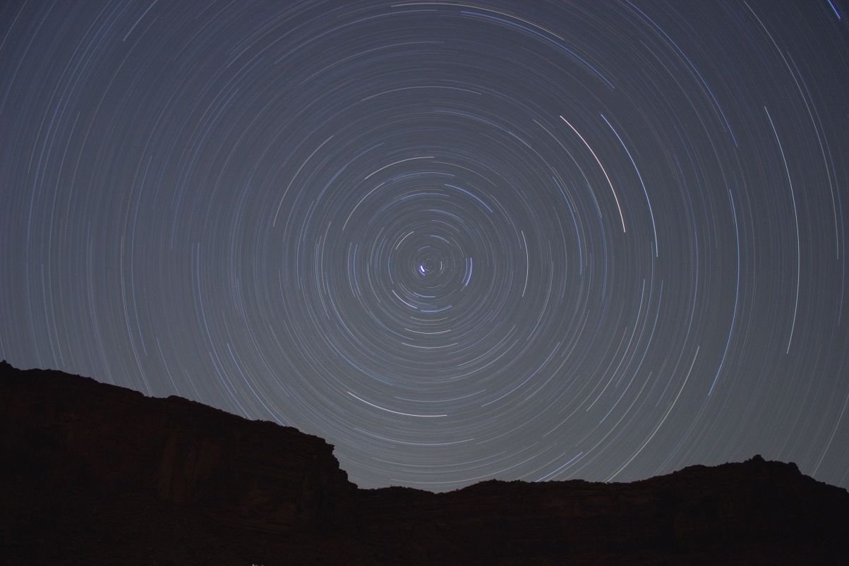 夜晚星轨之美，5K超清风景壁纸，4K高清图片，5184x3456分辨率，免费下载