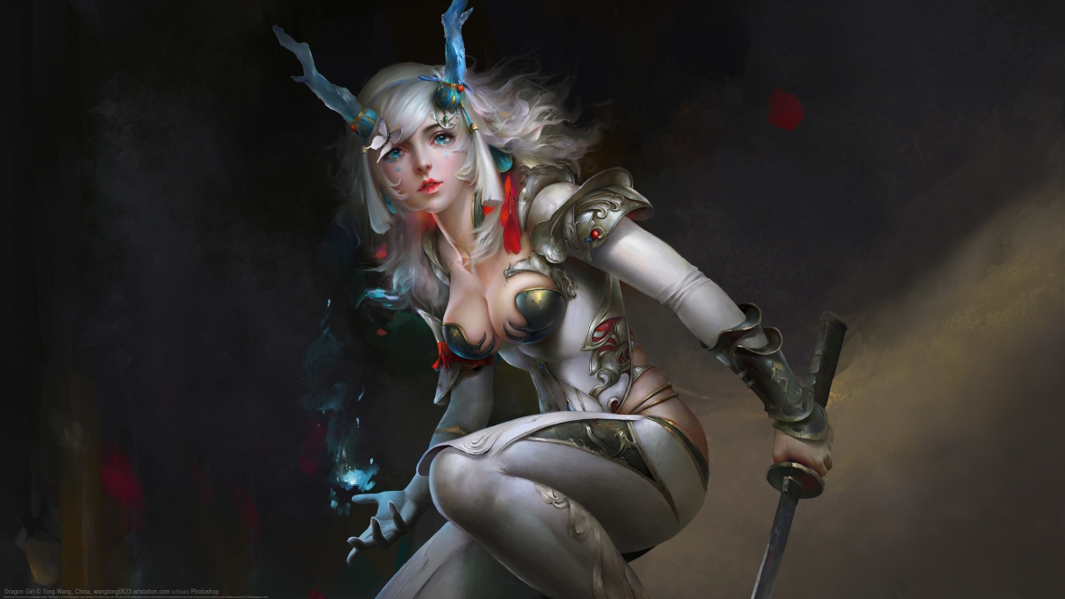 龙女郎绝美4K壁纸，游戏高清图片，3840x2160分辨率，一键下载！