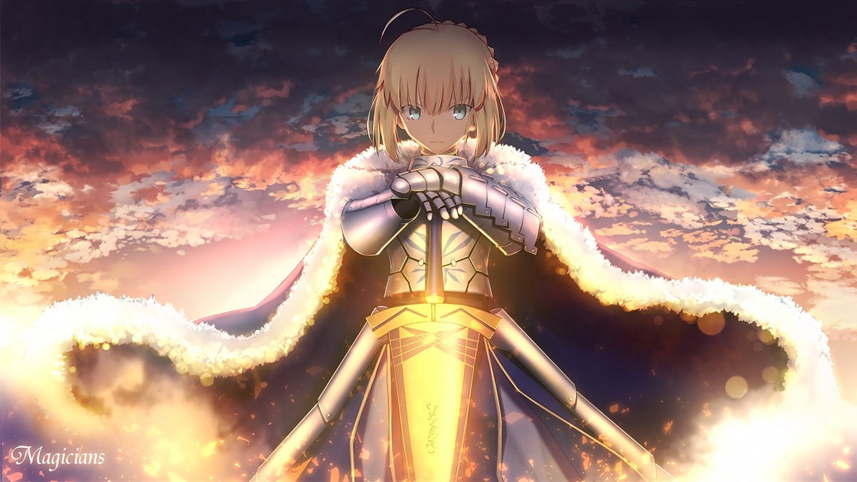 高清4K动漫壁纸，吾王saber绝美画质，3840x2160分辨率畅享下载