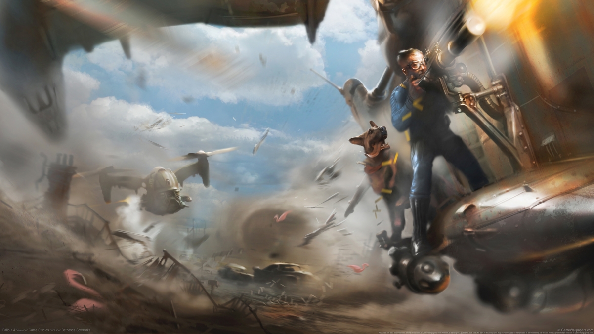 Fallout 4原画壁纸下载，超清4K分辨率（3840x2160）精选集