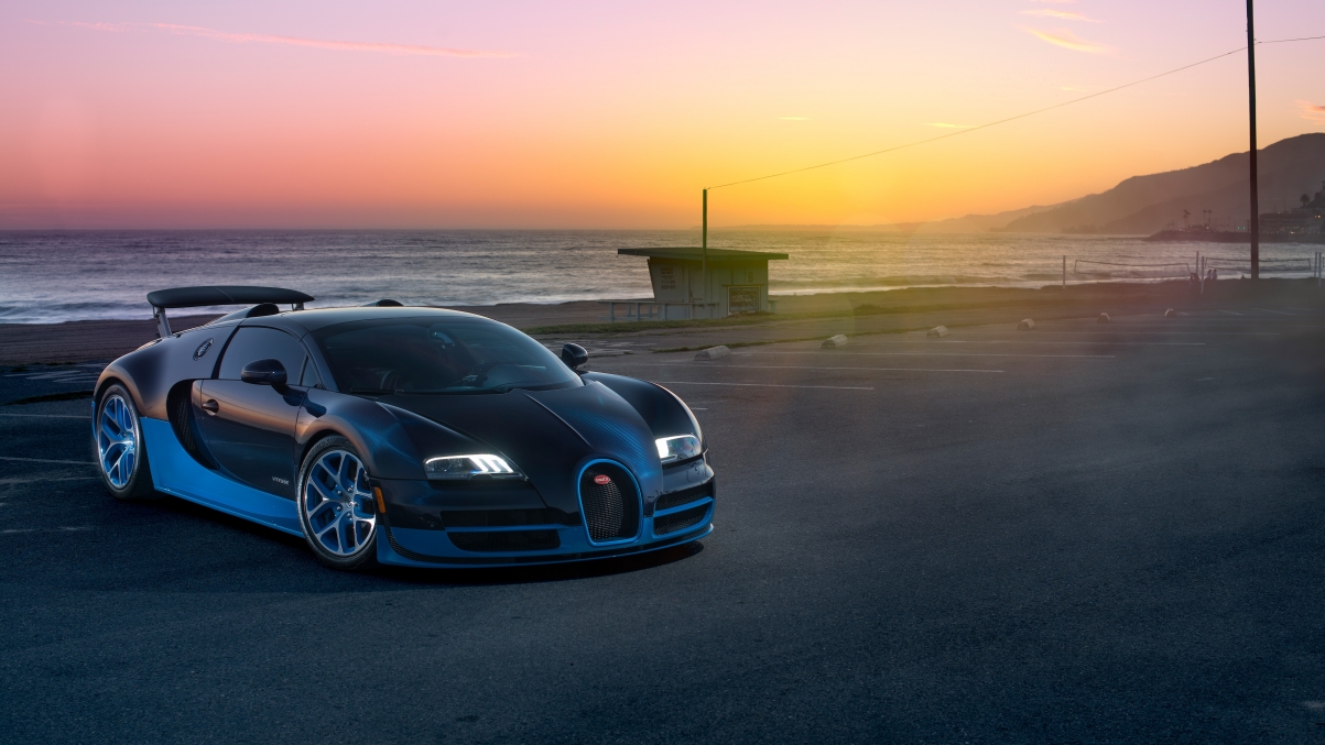 布加迪威龙Grand Sport，绝美5K高清壁纸，4K汽车图片，5120x2880超清下载