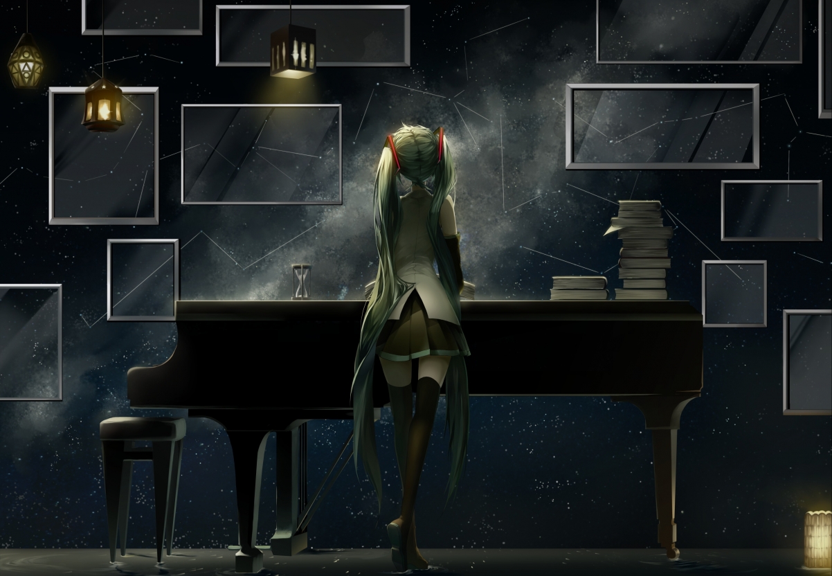 女孩动漫艺术盛宴，初音未来4K高清壁纸，3524x2440超清下载