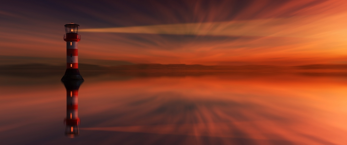 灯塔美景4K超清壁纸，3440x1440高清分辨率，一键下载尽享视觉盛宴