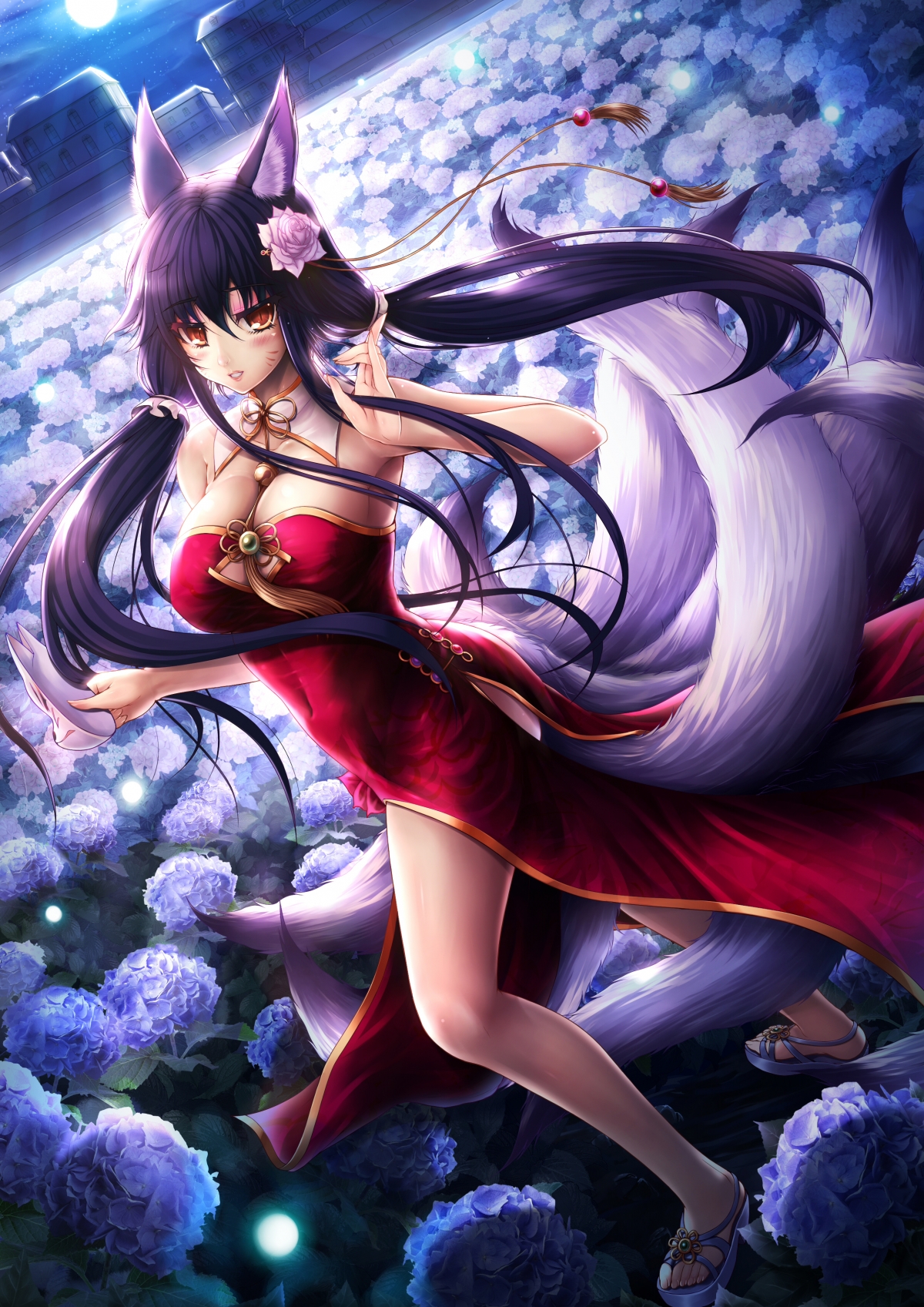 LOL阿狸绝美4K手机壁纸，高清2480x3507，一键下载！