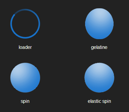 css3球形图标加载动画