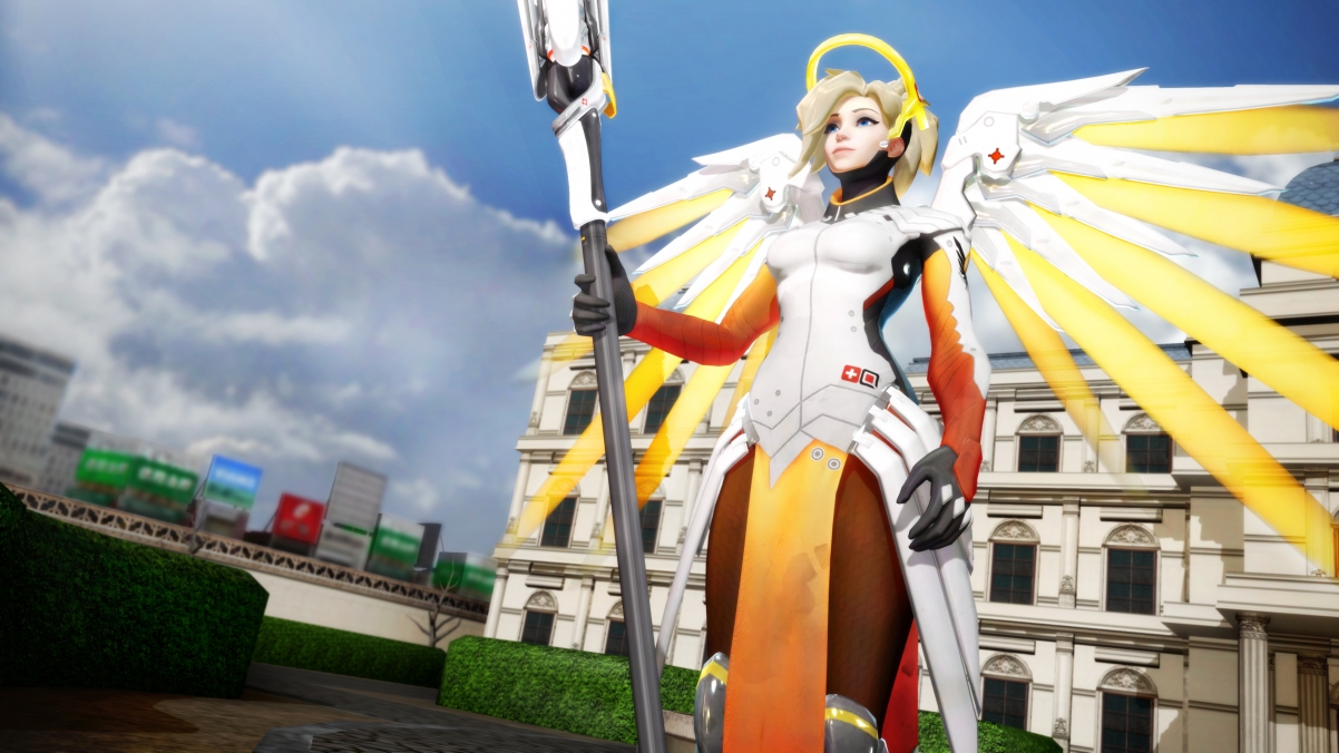 【4K超高清】守望先锋天使精美壁纸，3840x2160分辨率，一键下载！