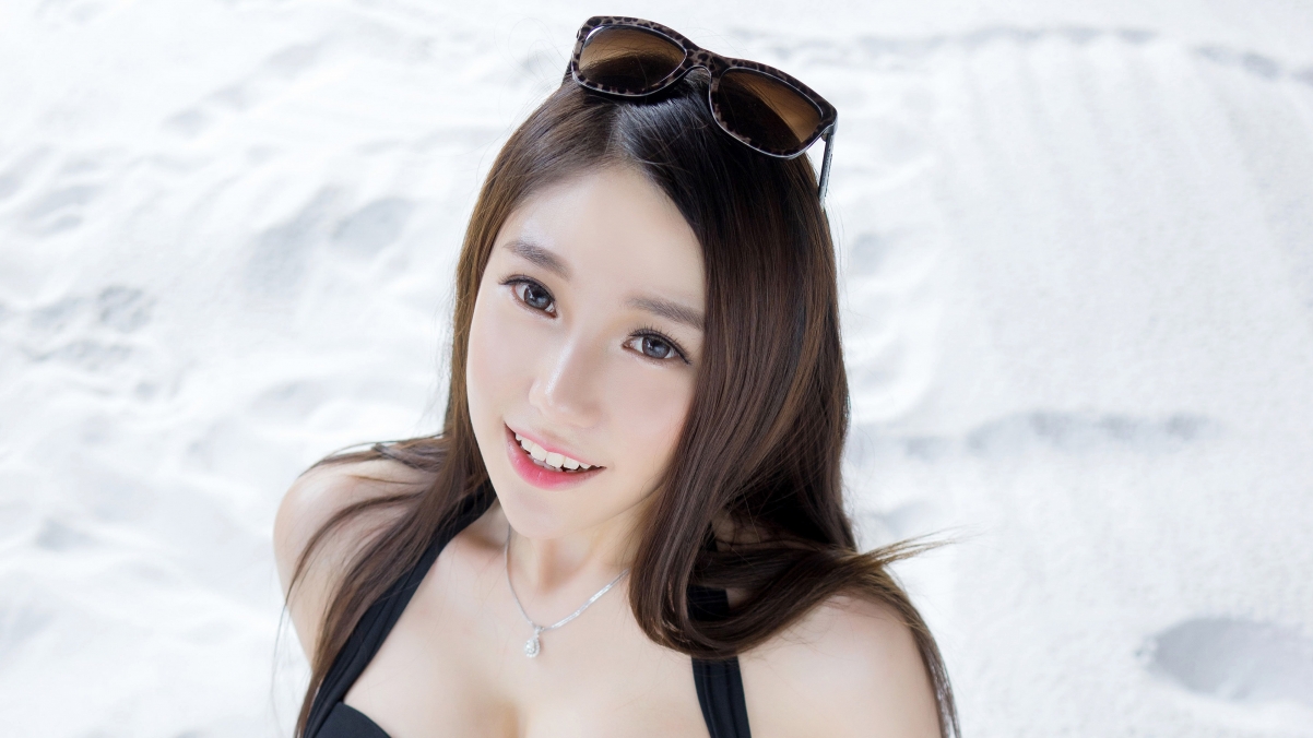 刘奕宁Lynn墨镜美女，4K超清壁纸，3840x2160高清大图下载