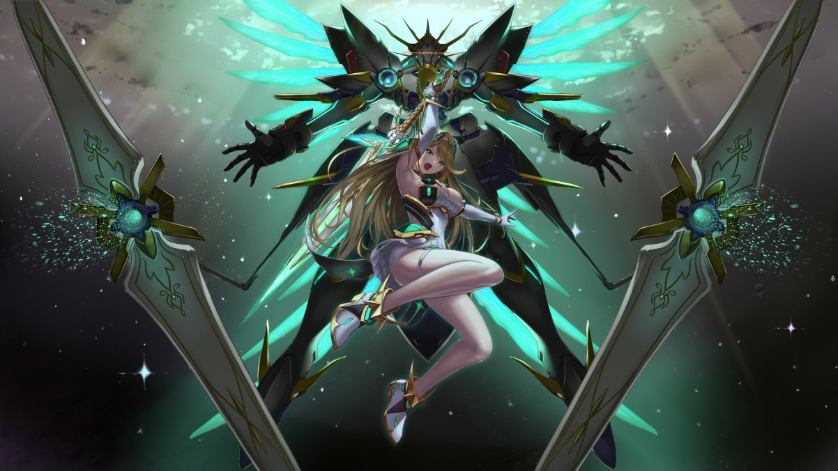 异度神剑2（Xenoblade 2）绝美战士4K壁纸，高清动漫图片，3840x2160分辨率，一键下载