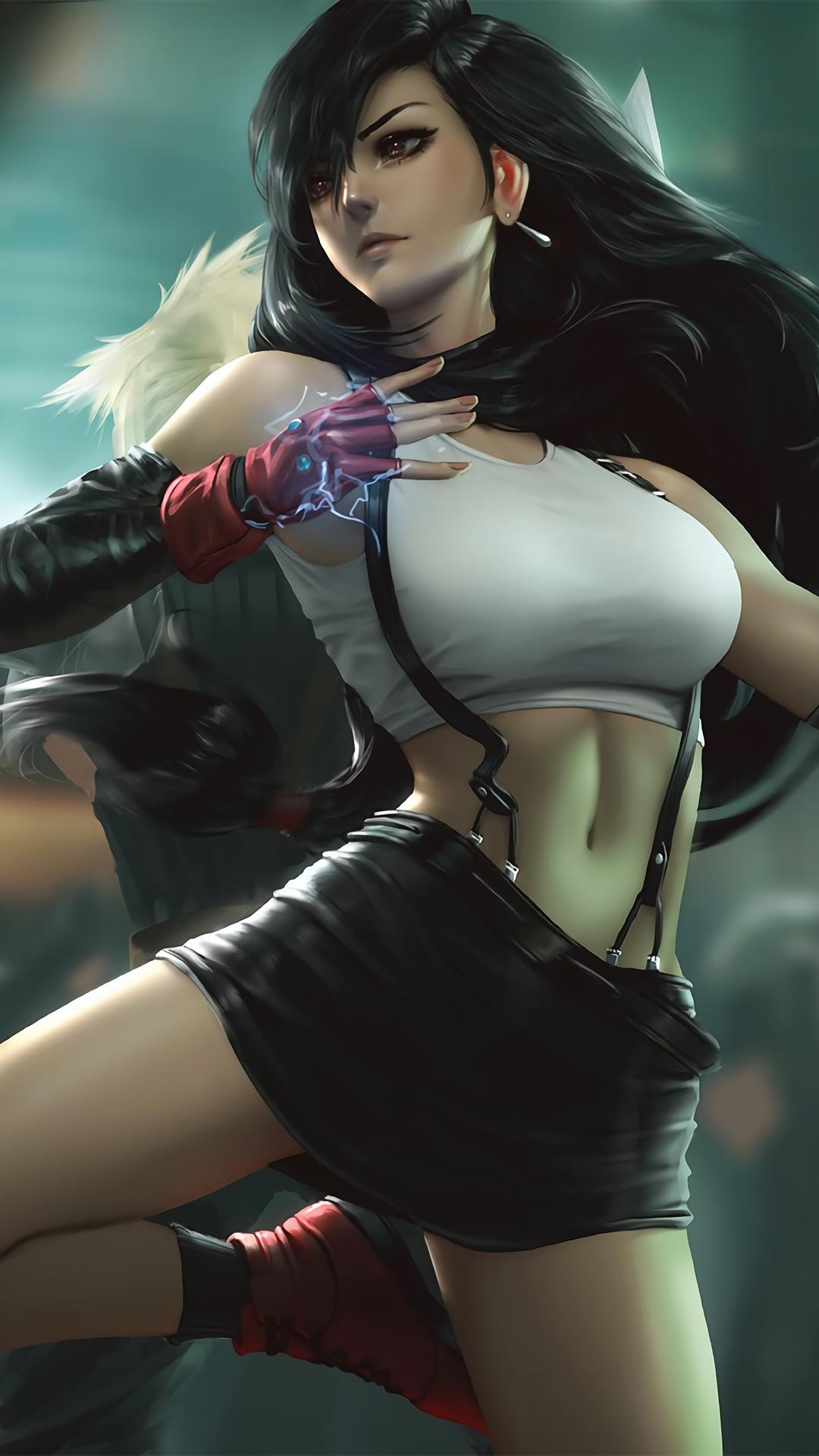 高清4K手机壁纸，最终幻想蒂法1080x1920，一键下载精美图片