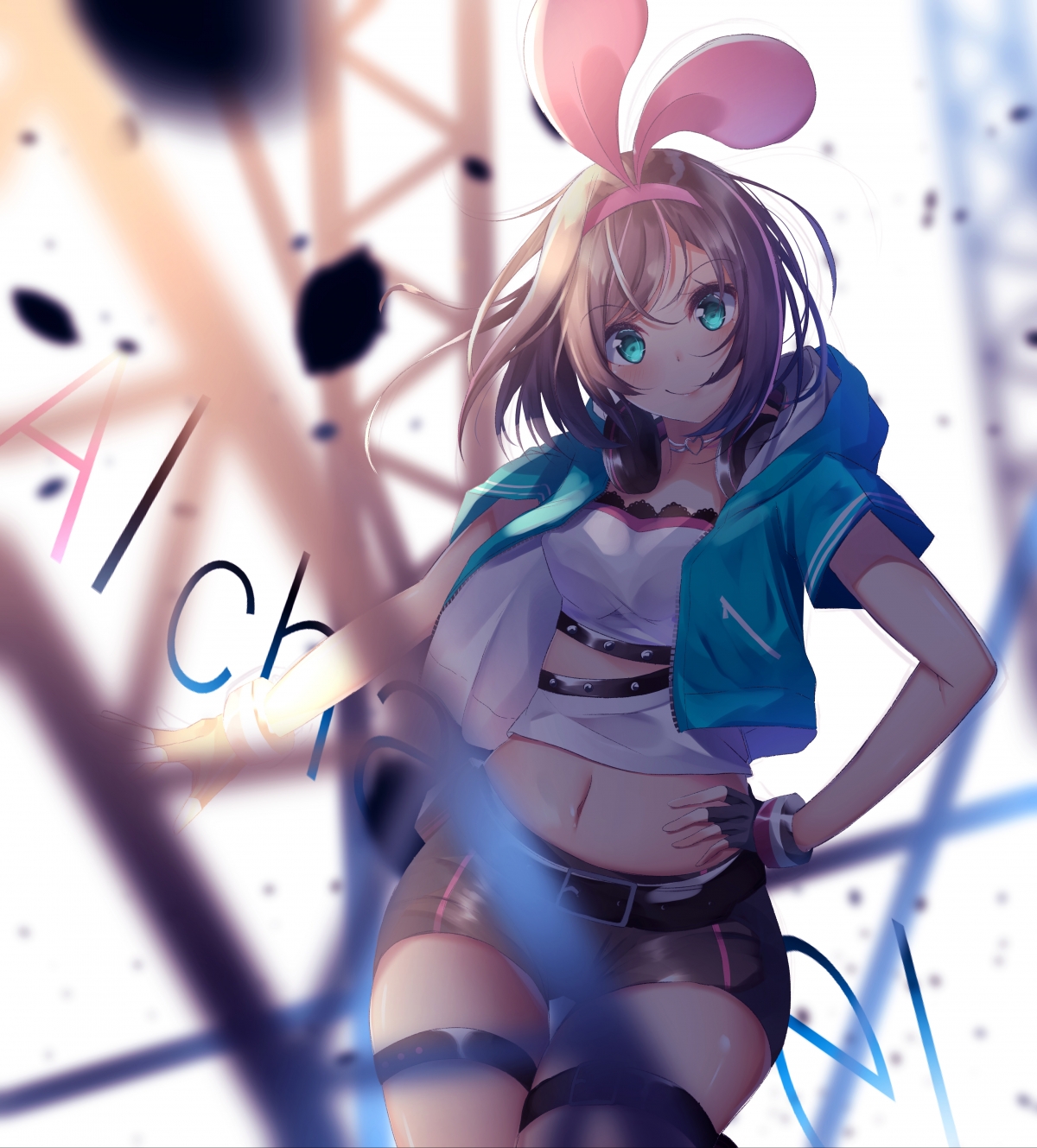 Kizuna AI绊爱超高清4K动漫美女壁纸，精美大图4225x4678，一键下载！