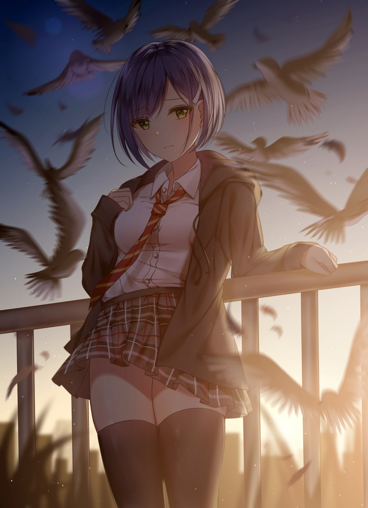 《DARLING in the FRANXX》莓专属壁纸，竖屏动漫风格，超高清4K，适配3K手机屏，一键下载2175x3000像素版