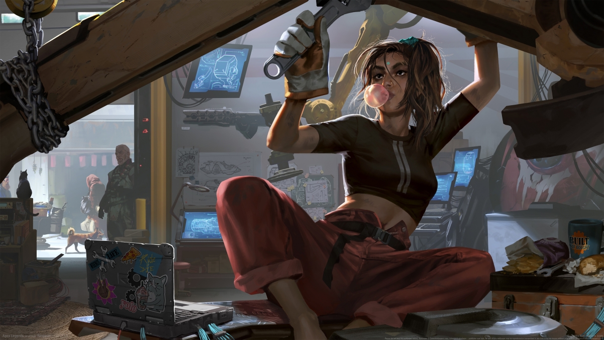 Apex英雄原画美女4K壁纸，超清3840x2160分辨率，免费下载！