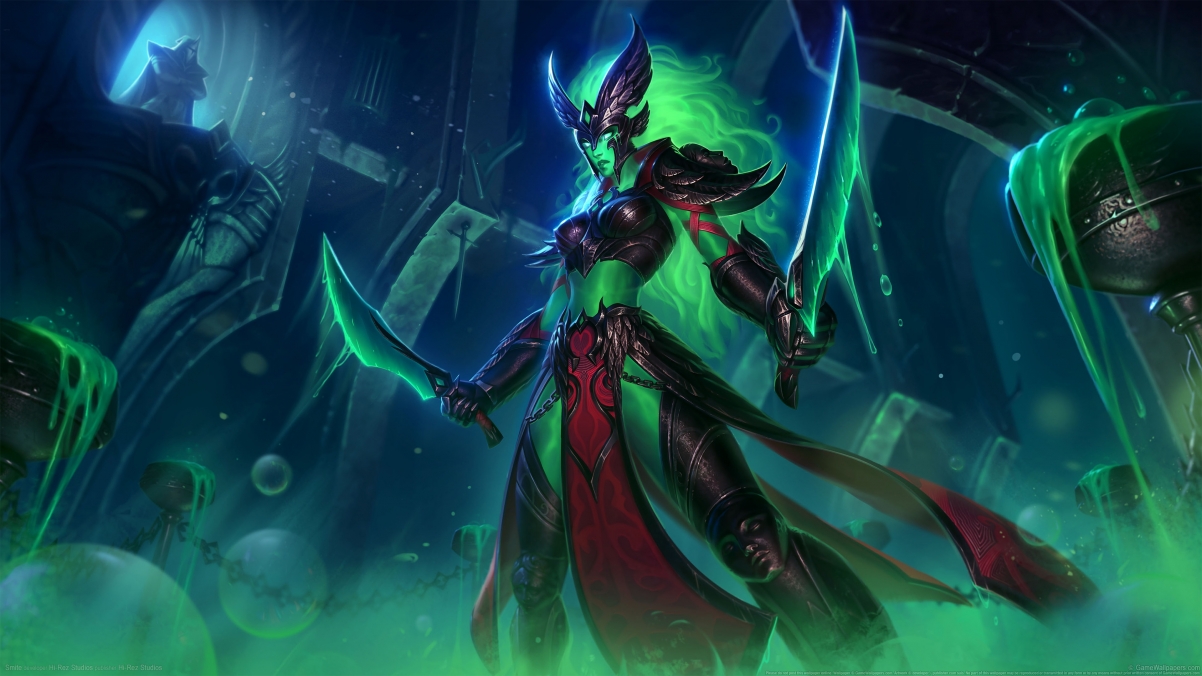 《神之浩劫Smite》角色原画4K超清壁纸，3840x2160分辨率，免费下载
