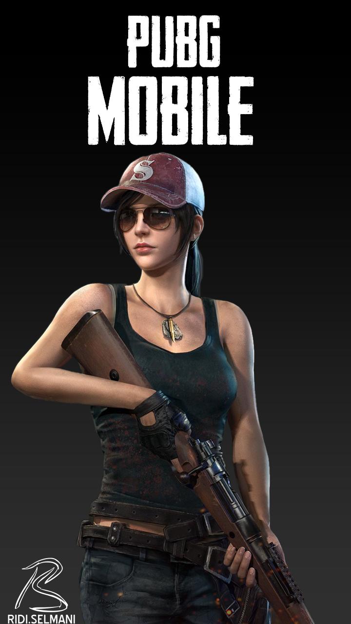 绝地求生PUBG女生专属4K高清手机壁纸，720x1280分辨率，一键下载！