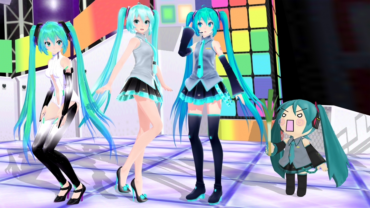 初音未来Miku Party，超高清4K动漫壁纸，3840x2160分辨率，一键下载！