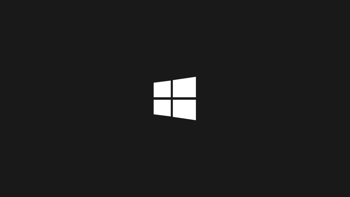 4K超清壁纸，Windows黑色背景，3840x2160高清图片，免费下载