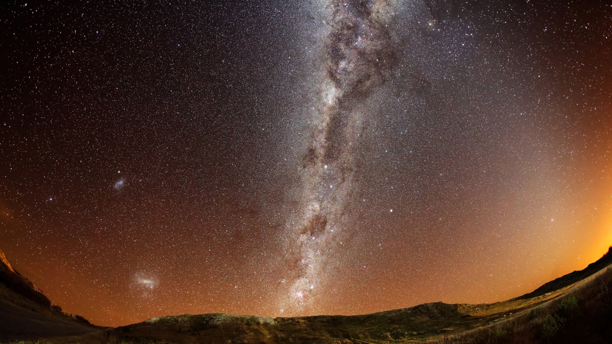 阿根廷星空之美，麦哲伦星云4K高清壁纸，银河系恒星风景图片，3840x2160超高清下载