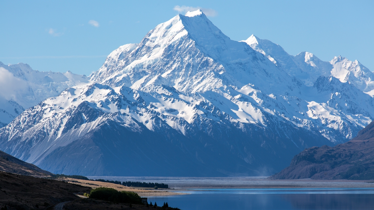 新西兰库克山绝美4K风景壁纸，高清3840x2160大图免费下载
