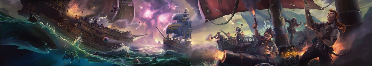 盗贼之海(Sea of Thieves)绝美壁纸大放送，10K高清，4K游戏画面，超清10000x1794，一键下载！