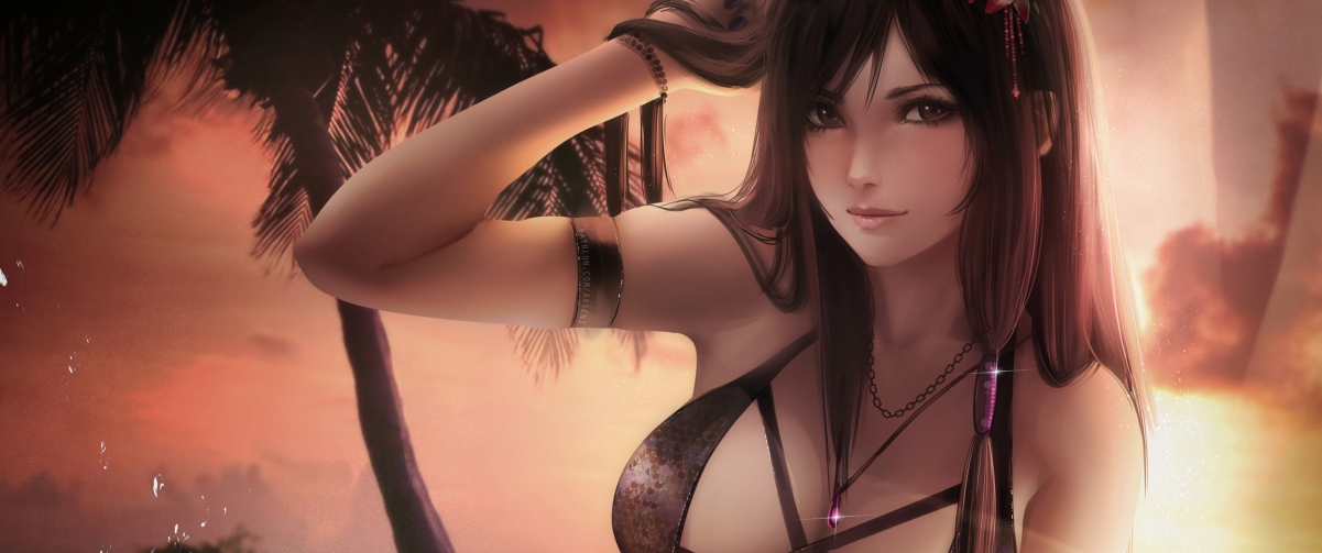死或生Kokoro美女角色4K超高清壁纸，3440x1440分辨率，精美游戏图片下载