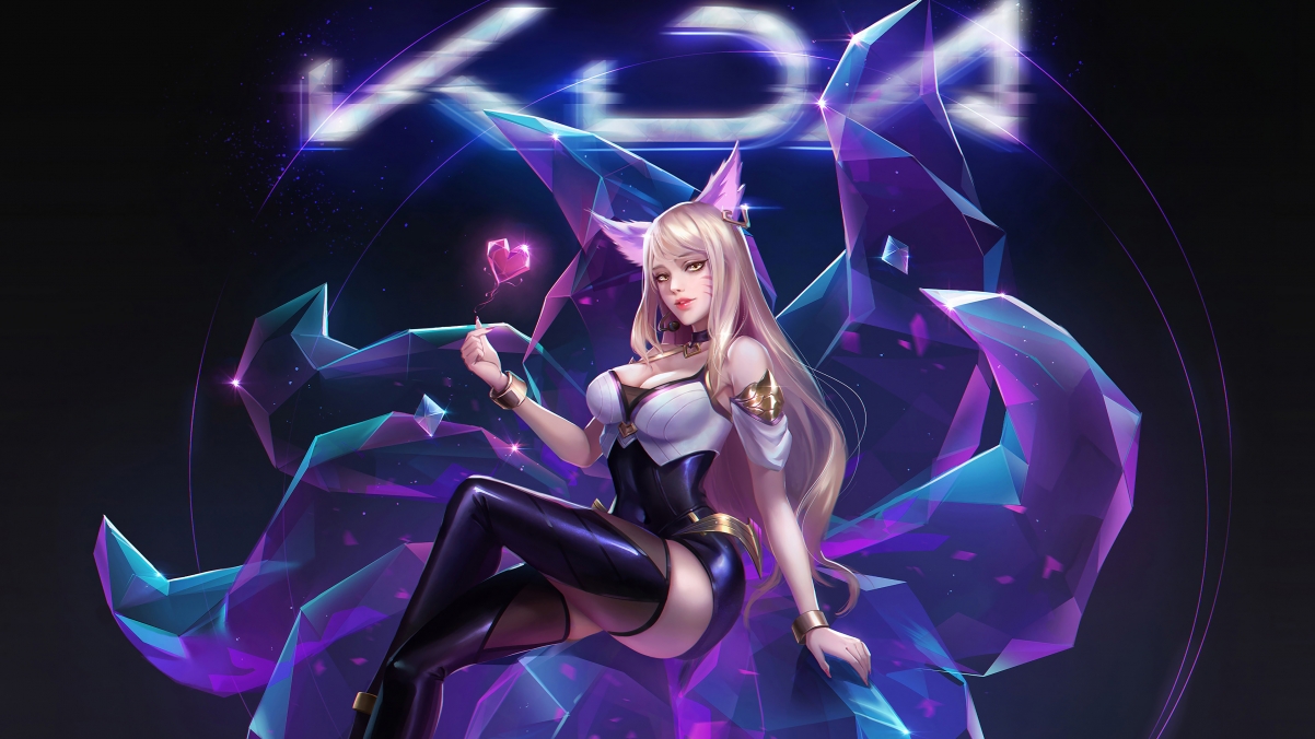 LOL阿卡丽4K超清壁纸，League Of Legends专属，3840x2160分辨率，精美游戏图片任你下载