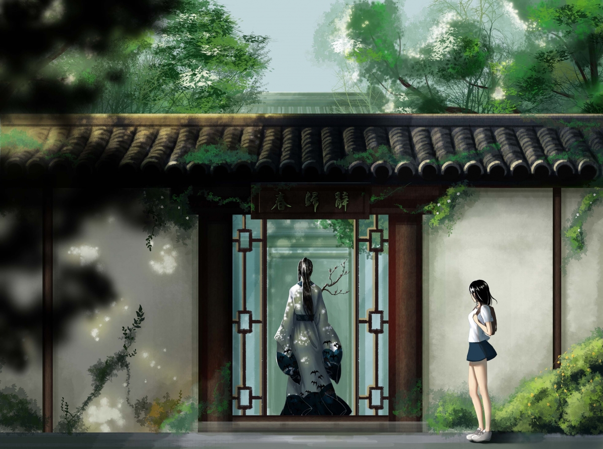 春归辞国风插画，绝美4K动漫壁纸，高清3937x2931分辨率，免费下载