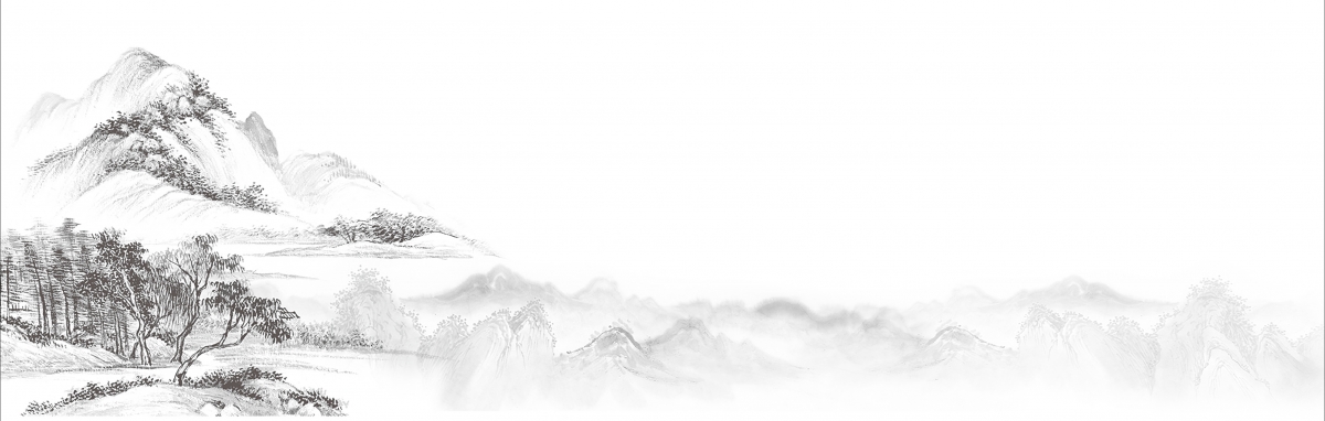 水墨中国风，绝美山水墨画4K壁纸，高清大图4000x1274，免费下载