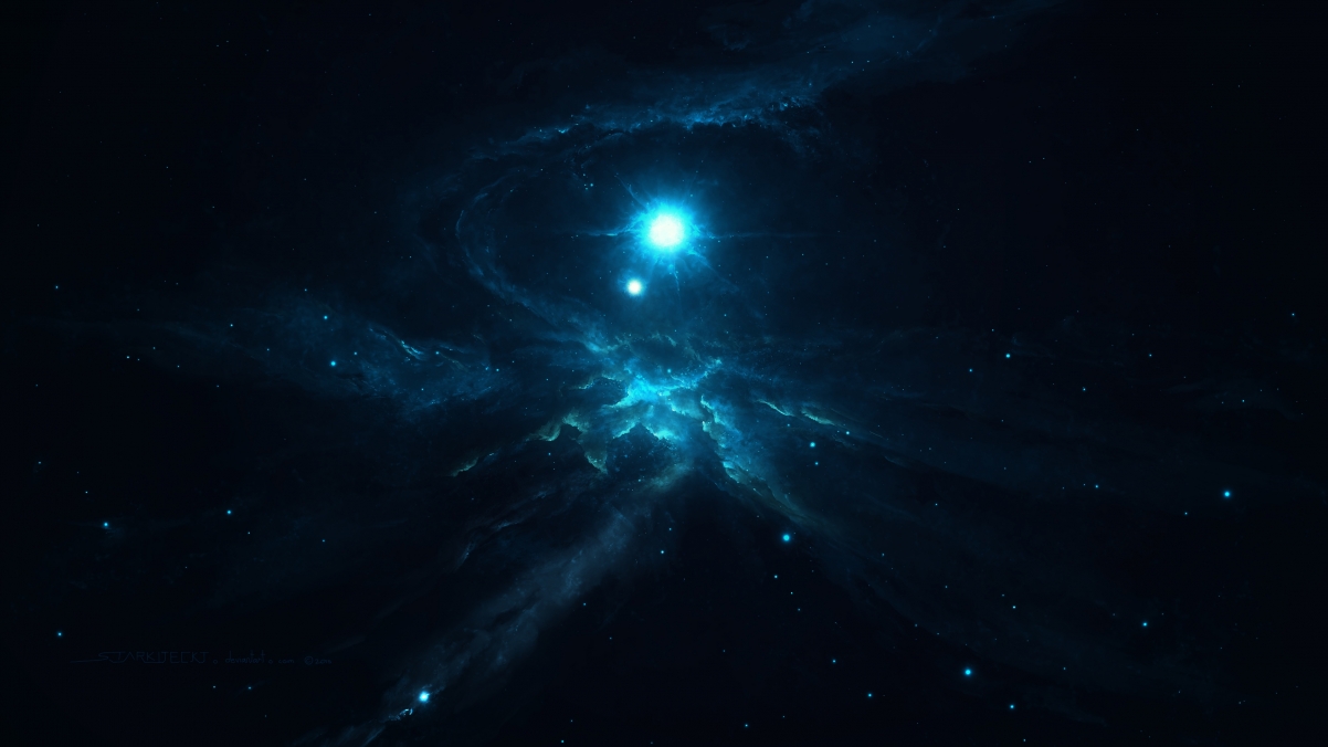 星云星空超清4K壁纸，3840x2160高清风景图片，一键下载