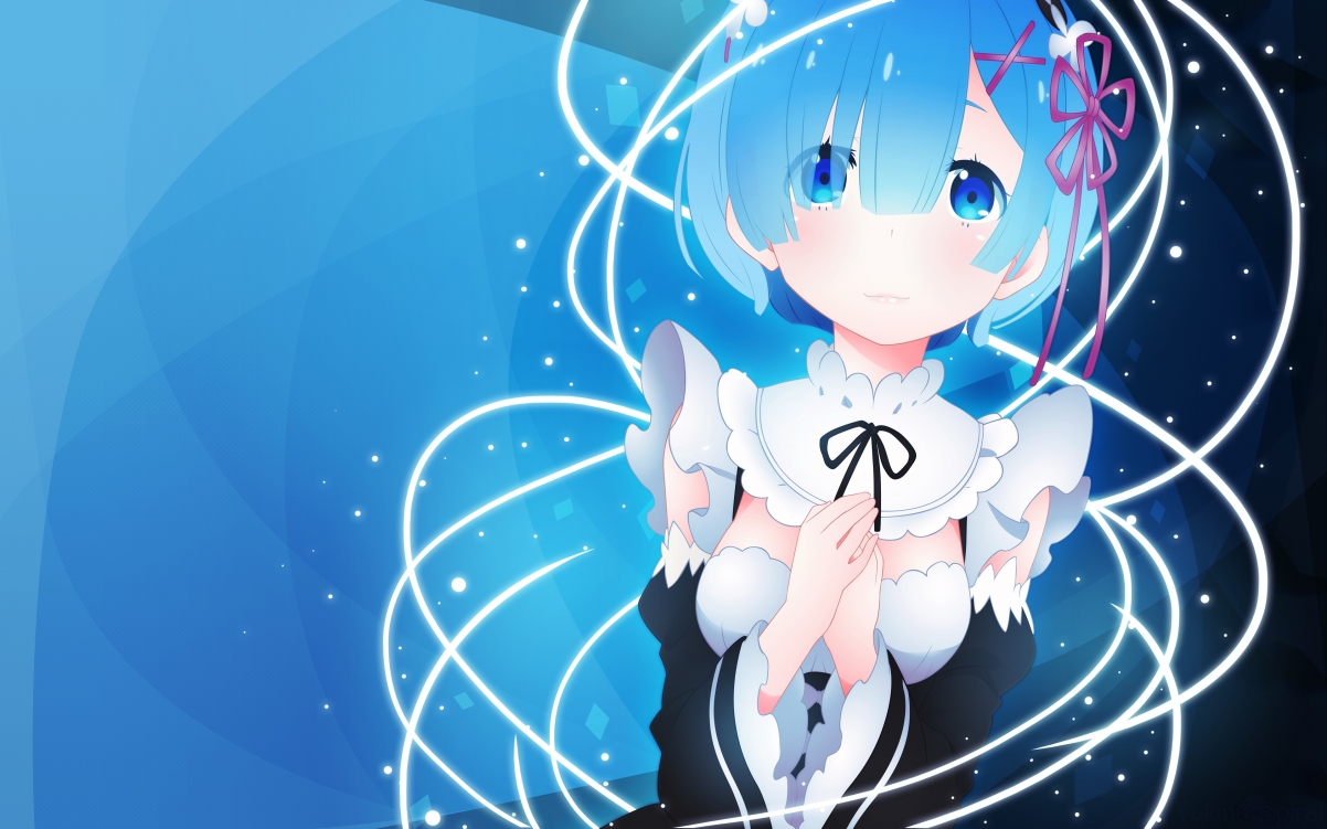 蕾姆《Re:从零开始的异世界生活》绝美4K壁纸，高清3840x2400，一键下载！