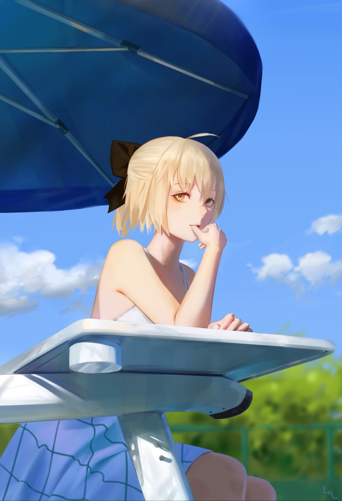 冲田总司Fate/GO主题4K高清手机壁纸，2400x3507分辨率，精美下载