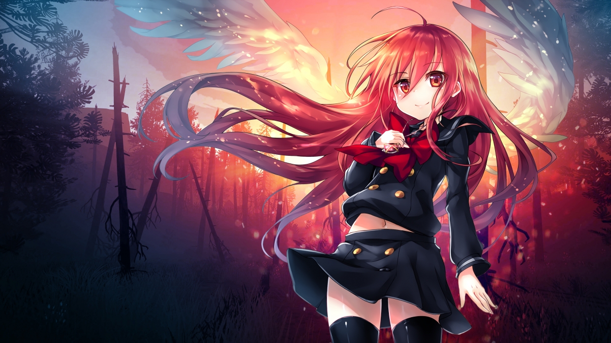 [4K UHD精选] Shakugna no Shana 动漫少女壁纸，Fire Angel高清3840x2160图片下载