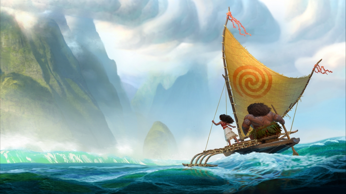 海洋奇缘Moana，高清5K壁纸与4K影视图片，毛伊与莫阿娜精选，超清5141x2891，免费下载