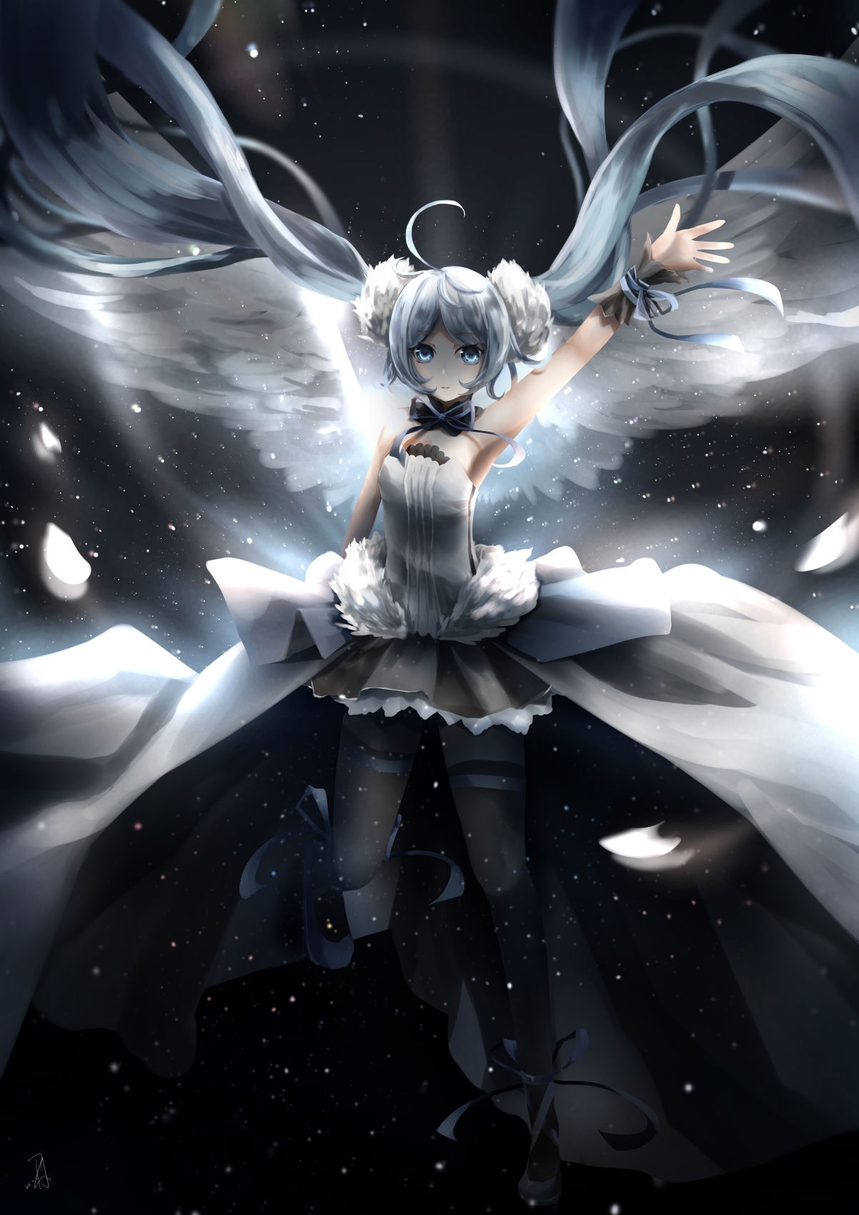初音未来Miku 4K超高清手机壁纸，2896x4096精美大图免费下载