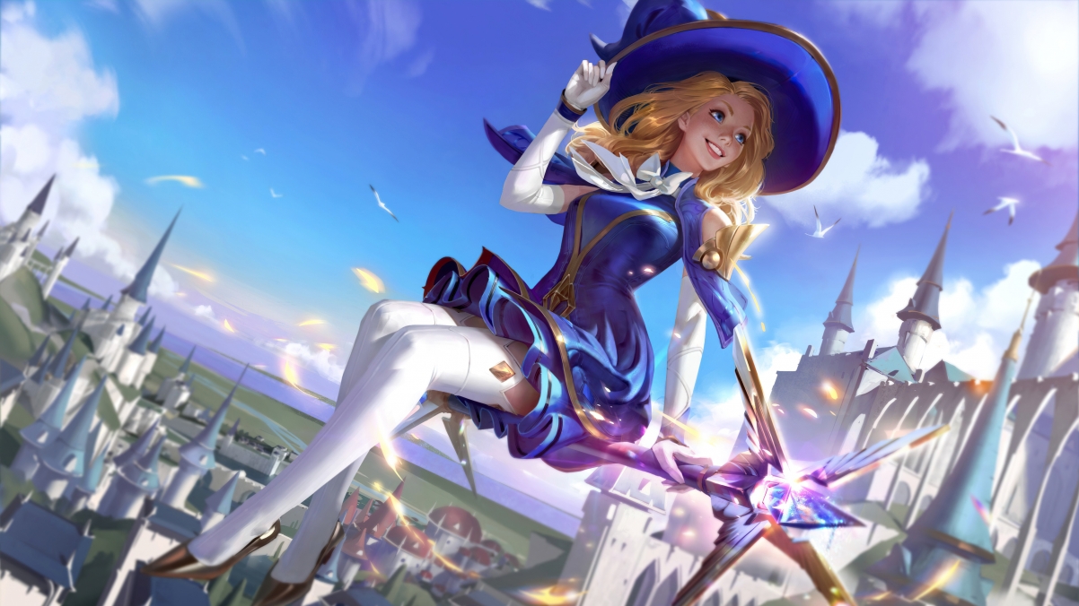 英雄联盟LOL，奥术光辉拉克丝插画，4K超清电脑壁纸，高清游戏图片，3840x2160分辨率，免费下载