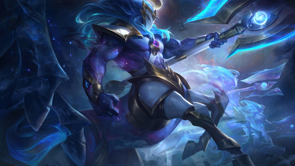 英雄联盟LOL，战争之影赫卡里姆，人马星神4K超清壁纸，3840x2160分辨率，高清游戏图片下载