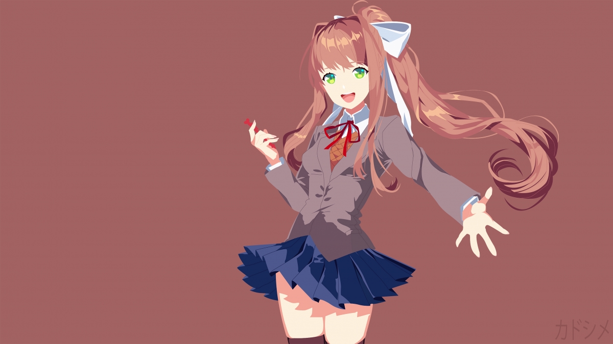 心跳文学部Doki Doki 4K高清壁纸，精美动漫图片，4724x2657分辨率，免费下载