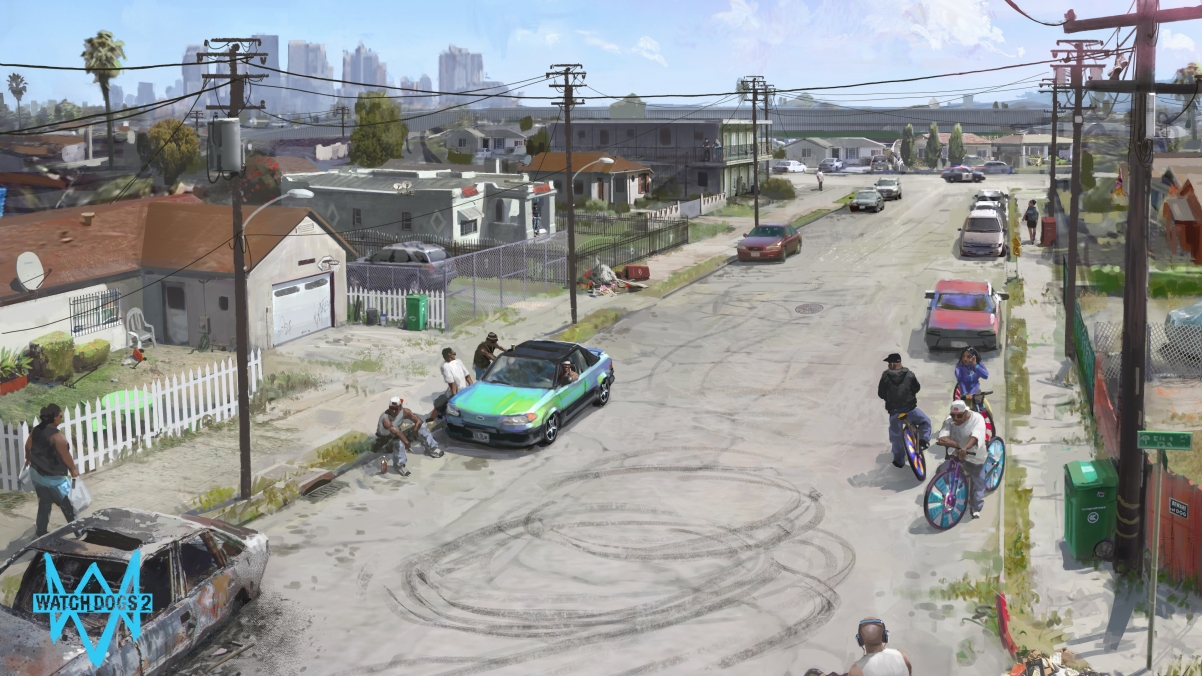 《看门狗2（Watch_Dogs2）》超清4K壁纸，精美游戏图片，3840x2160分辨率，免费下载