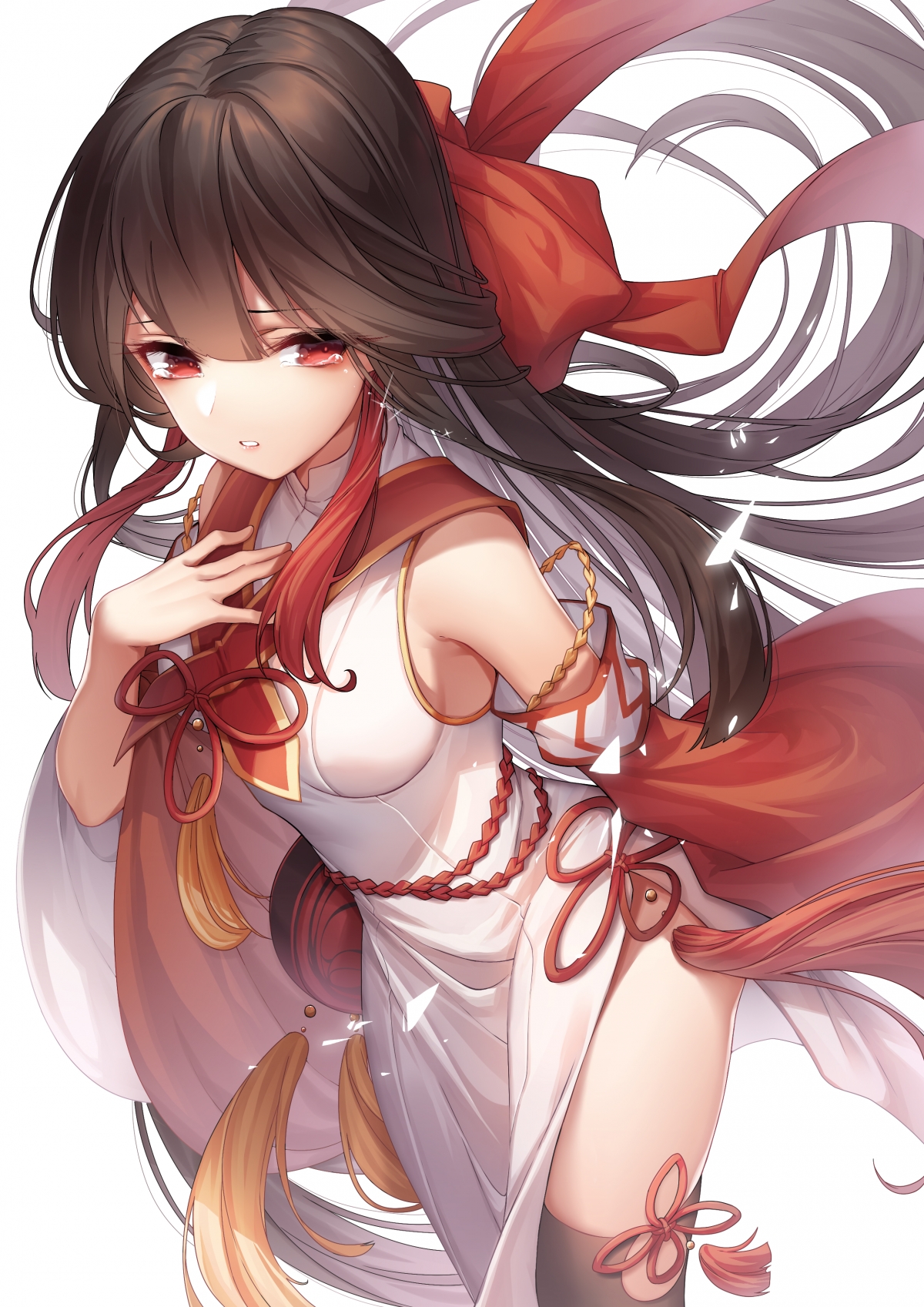 女孩汉服风采，中国风动漫4K手机壁纸，高清2480x3507，免费下载