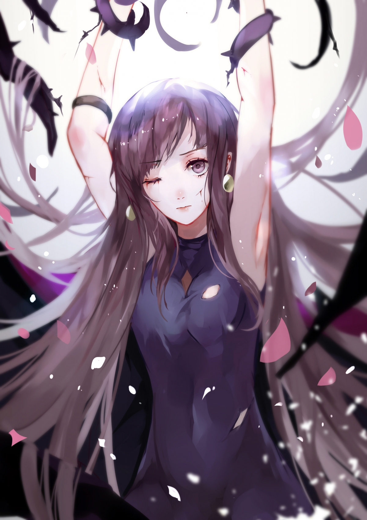 长发美女手机壁纸，精选4K高清图片，1556x2200分辨率，一键下载！