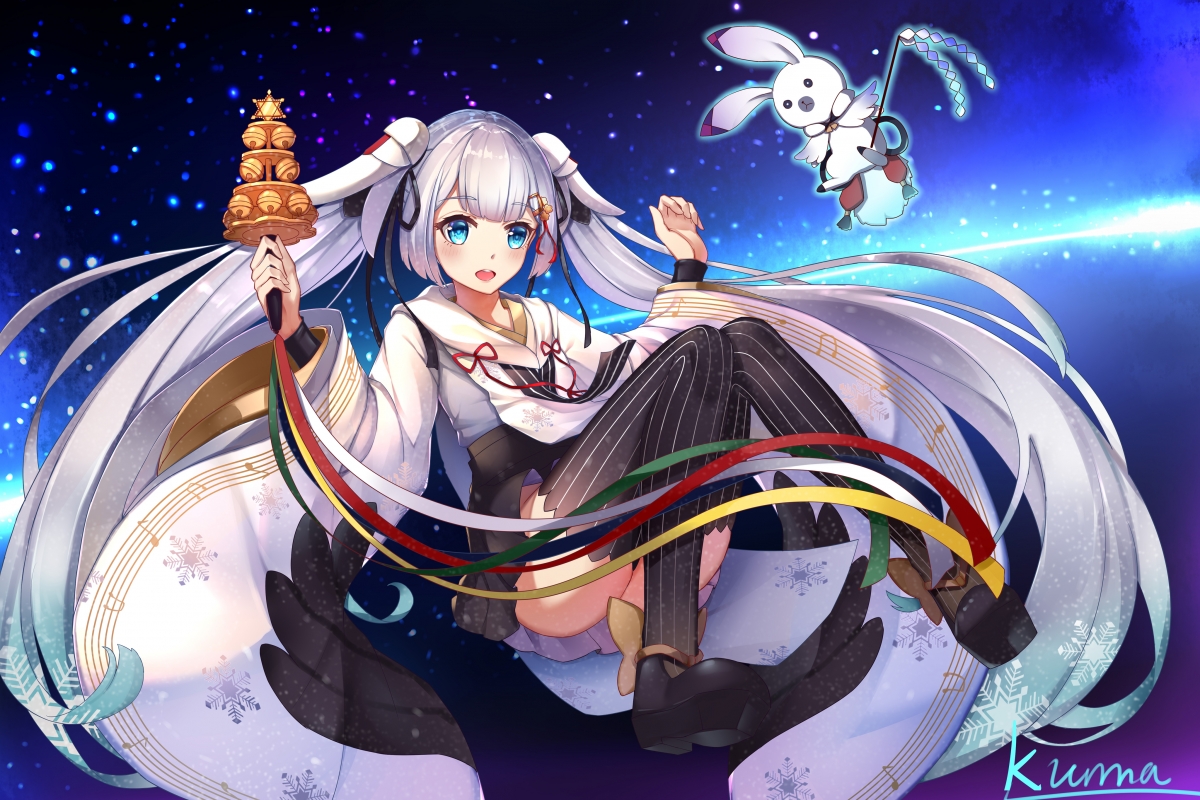 2018雪初音超高清4K动漫壁纸，4096x2731精美大图免费下载